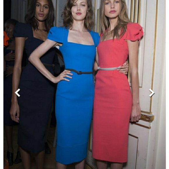 **SOLD** Roland Mouret GALAXY Dress, US12 runs small, Rose - Picture 4 of 15